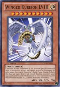 Winged Kuriboh LV10 LCGX-EN010 card from Legendary Collection 2