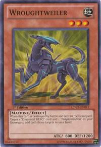 Wroughtweiler LCGX-EN011 card from Legendary Collection 2