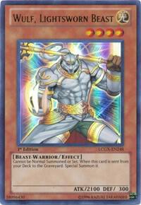 Wulf, Lightsworn Beast LCGX-EN248 card from Legendary Collection 2