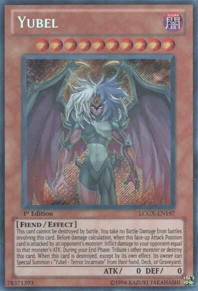 Yubel LCGX-EN197 card from Legendary Collection 2