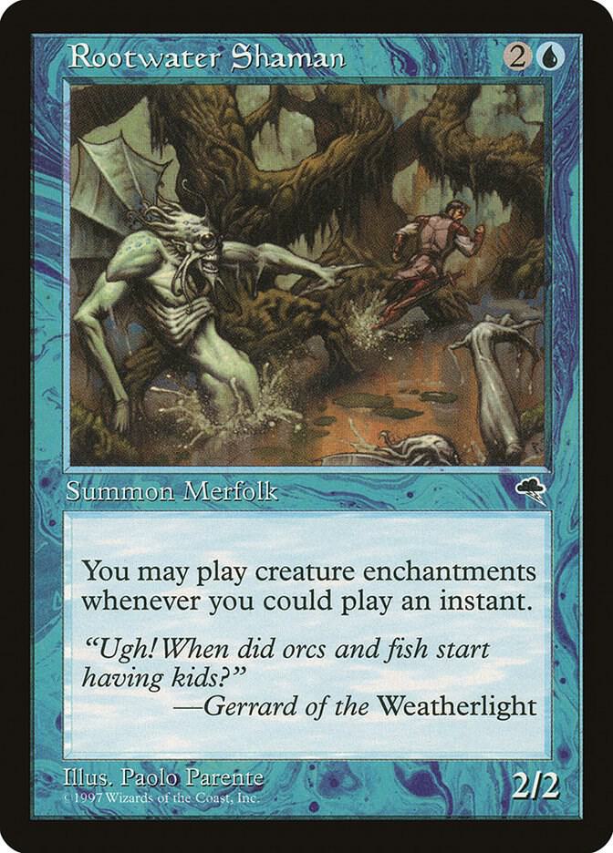 Rootwater Shaman 84 card from Tempest
