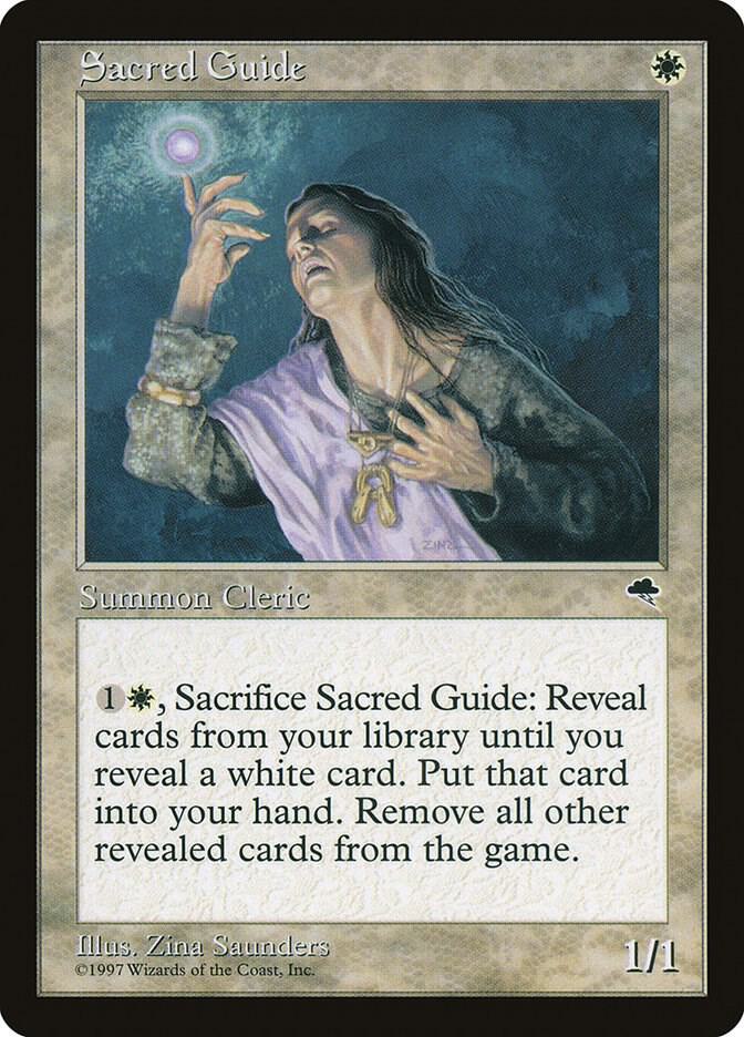 Sacred Guide 38 card from Tempest