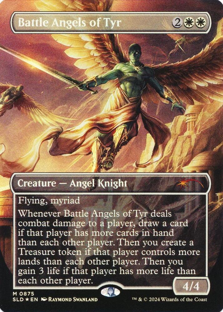 Battle Angels of Tyr (Rainbow Foil) 875 card from Secret Lair Drop Series