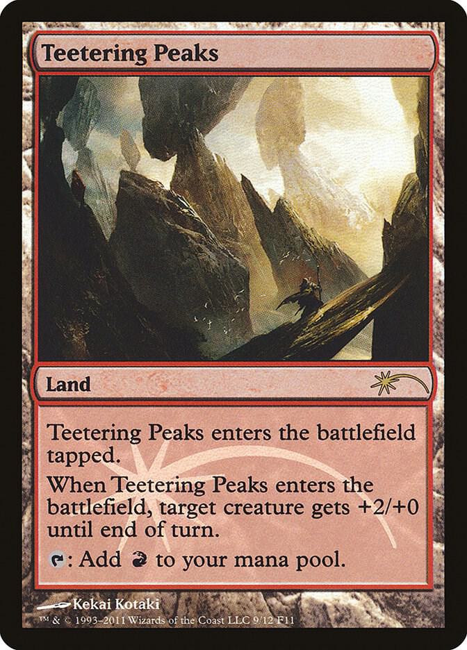 Teetering Peaks 9 card from FNM Promos
