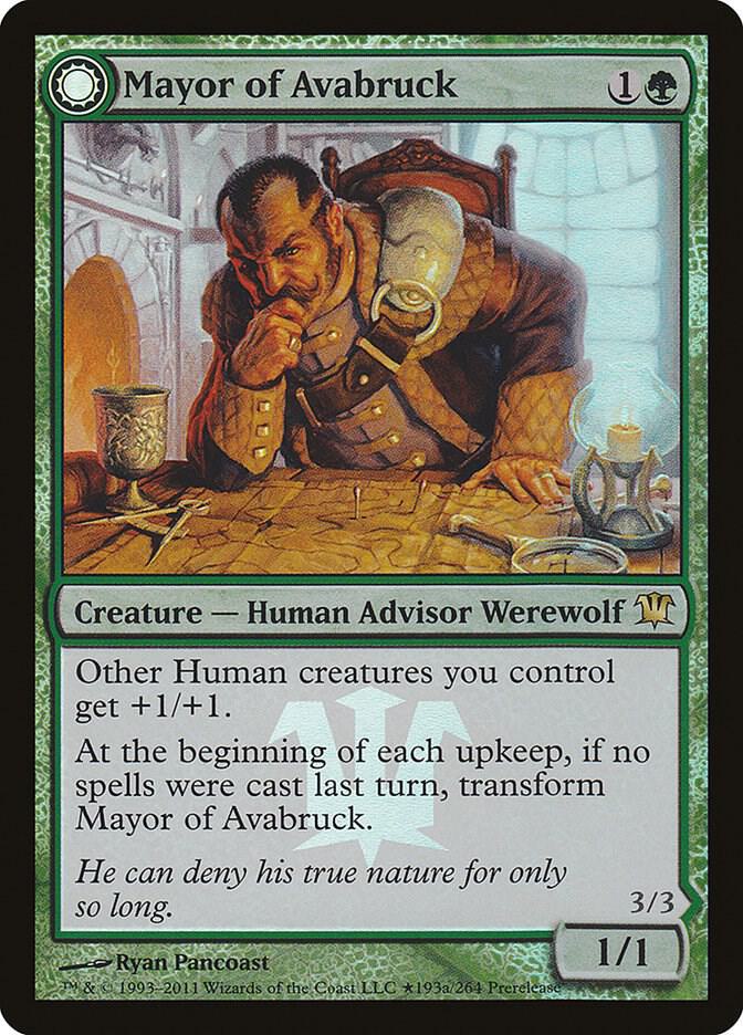 Mayor of Avabruck 193 card from Prerelease Cards