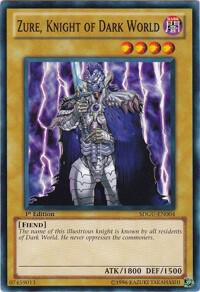 Zure, Knight of Dark World SDGU-EN004 card from Structure Deck: Gates of the Underworld