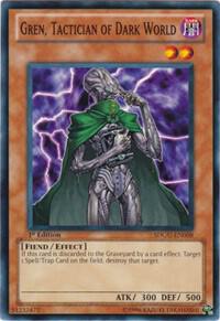 Gren, Tactician of Dark World SDGU-EN008 card from Structure Deck: Gates of the Underworld