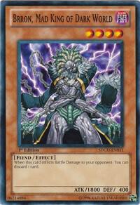 Brron, Mad King of Dark World SDGU-EN011 card from Structure Deck: Gates of the Underworld