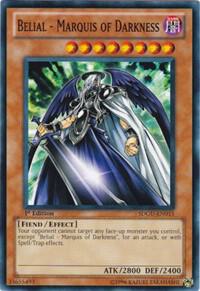 Belial - Marquis of Darkness SDGU-EN015 card from Structure Deck: Gates of the Underworld