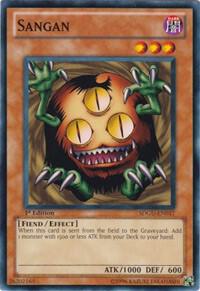 Sangan SDGU-EN017 card from Structure Deck: Gates of the Underworld