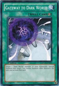 Gateway to Dark World SDGU-EN025 card from Structure Deck: Gates of the Underworld
