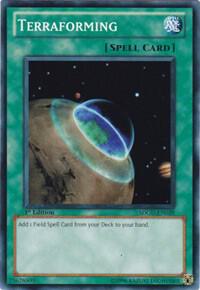 Terraforming SDGU-EN029 card from Structure Deck: Gates of the Underworld