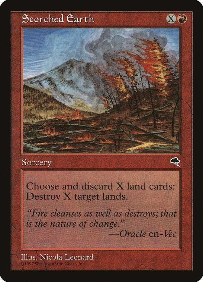Scorched Earth 200 card from Tempest