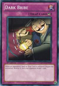 Dark Bribe SDGU-EN039 card from Structure Deck: Gates of the Underworld