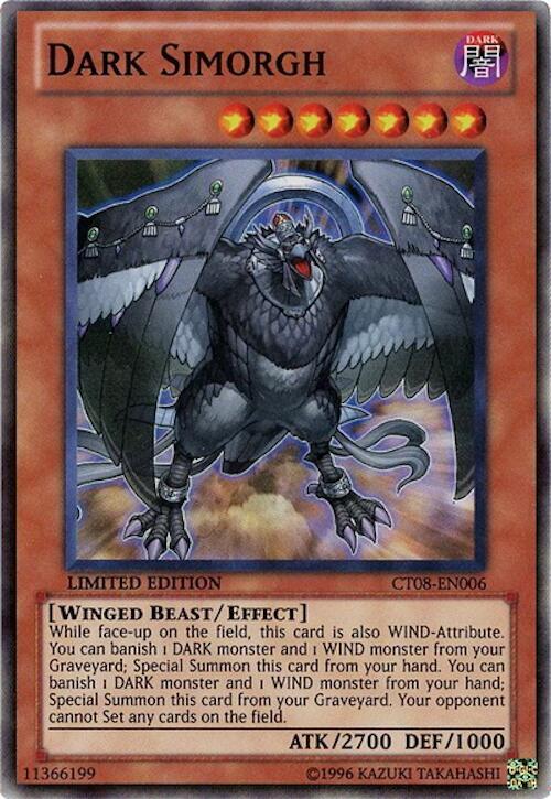 Dark Simorgh CT08-EN006 card from 2011 Collectors Tins