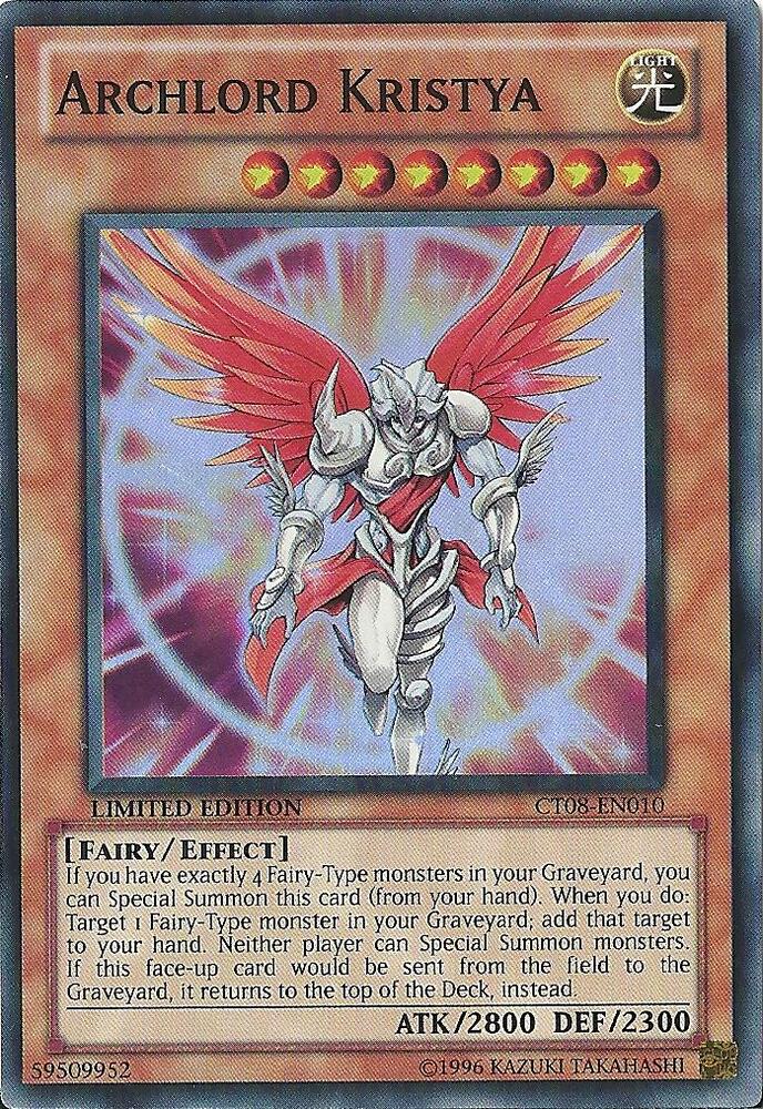 Archlord Kristya CT08-EN010 card from 2011 Collectors Tins