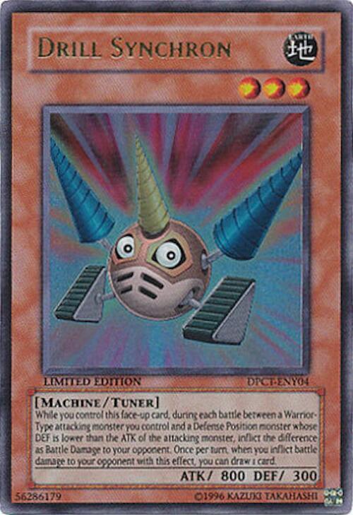 Drill Synchron DPCT-ENY04 card from 2010 Duelist Pack Collection Tin