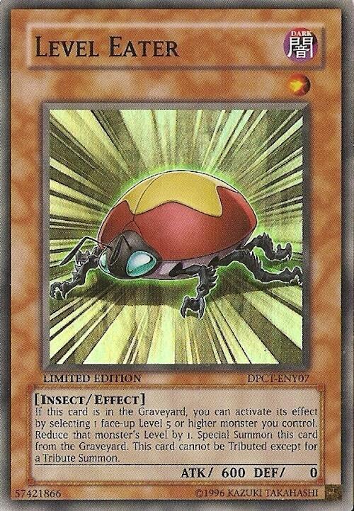 Level Eater DPCT-ENY07 card from 2010 Duelist Pack Collection Tin