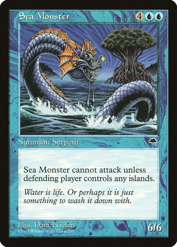 Sea Monster 85 card from Tempest