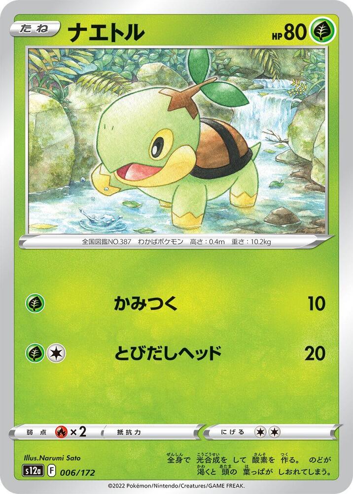 Turtwig 006/172 card from S12a: VSTAR Universe