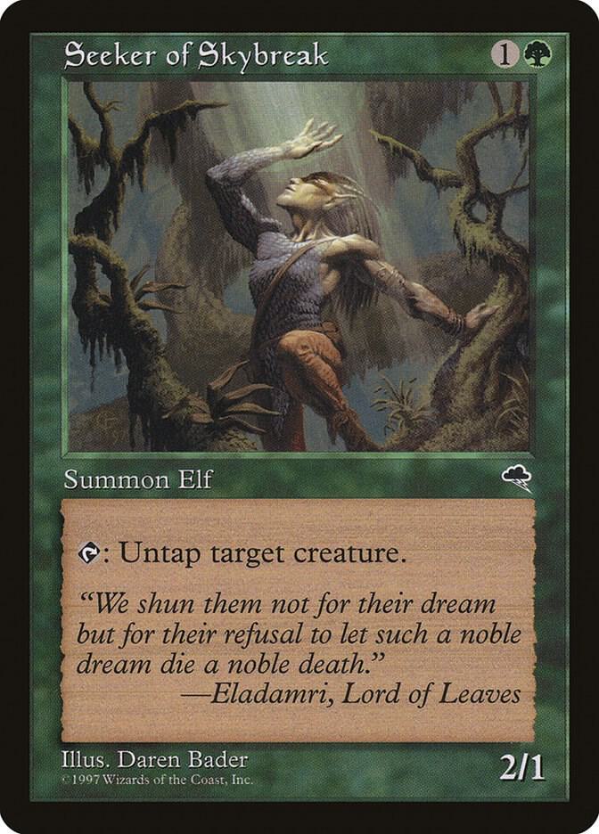 Seeker of Skybreak 254 card from Tempest