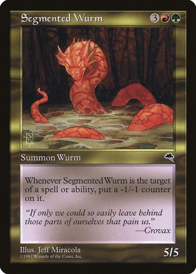 Segmented Wurm 269 card from Tempest