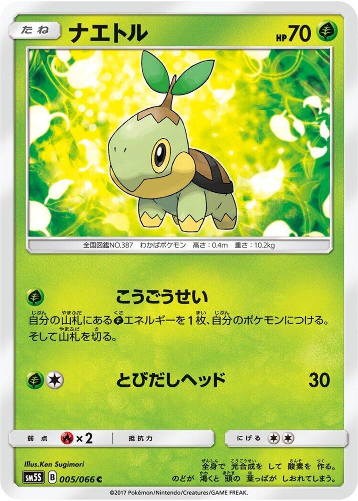 Turtwig 005/066 card from SM5S: Ultra Sun