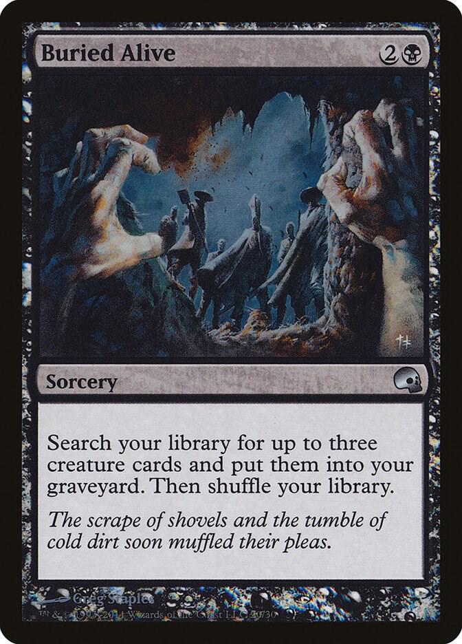 Buried Alive 20 card from Premium Deck Series: Graveborn
