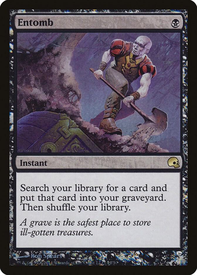 Entomb 14 card from Premium Deck Series: Graveborn