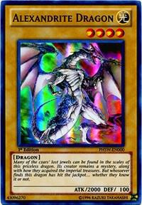 Alexandrite Dragon PHSW-EN000 card from Photon Shockwave
