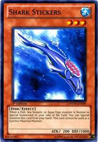 Shark Stickers PHSW-EN009 card from Photon Shockwave