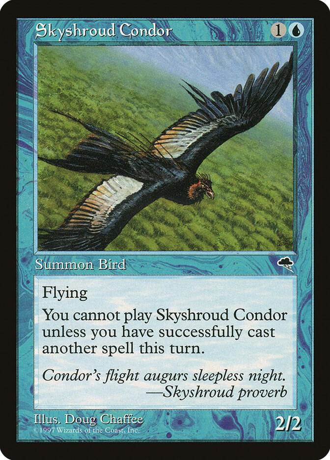Skyshroud Condor 88 card from Tempest