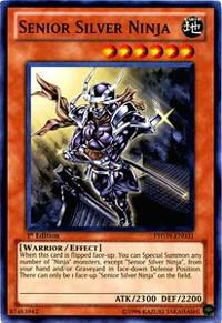 Senior Silver Ninja PHSW-EN031 card from Photon Shockwave