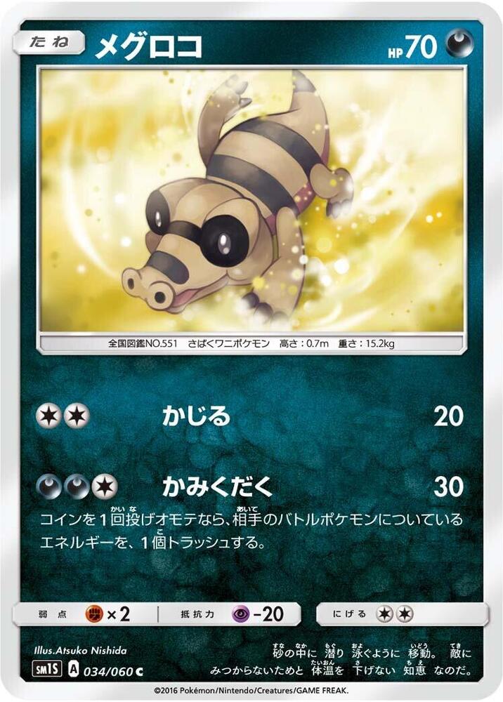 Sandile 034/060 card from SM1S: Collection Sun