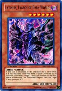 Latinum, Exarch of Dark World PHSW-EN085 card from Photon Shockwave