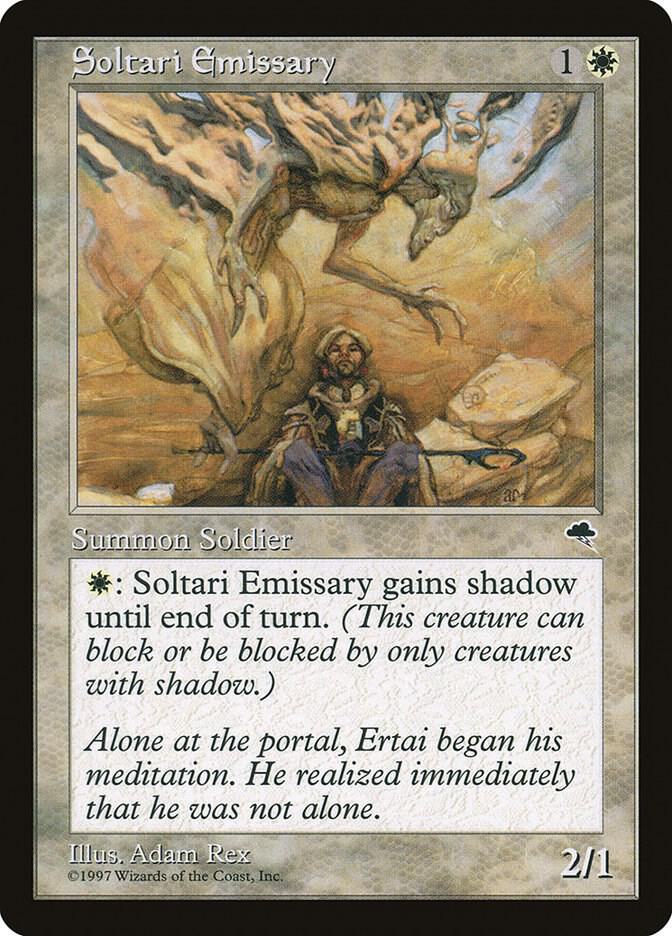 Soltari Emissary 42 card from Tempest