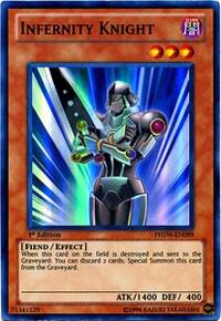 Infernity Knight PHSW-EN099 card from Photon Shockwave