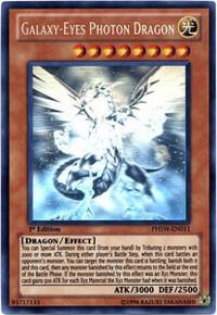 Galaxy-Eyes Photon Dragon (Ghost Rare) PHSW-EN011 card from Photon Shockwave