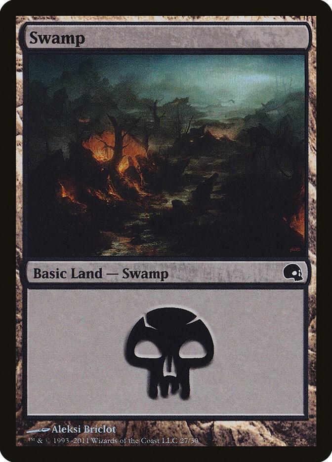 Swamp 27 card from Premium Deck Series: Graveborn