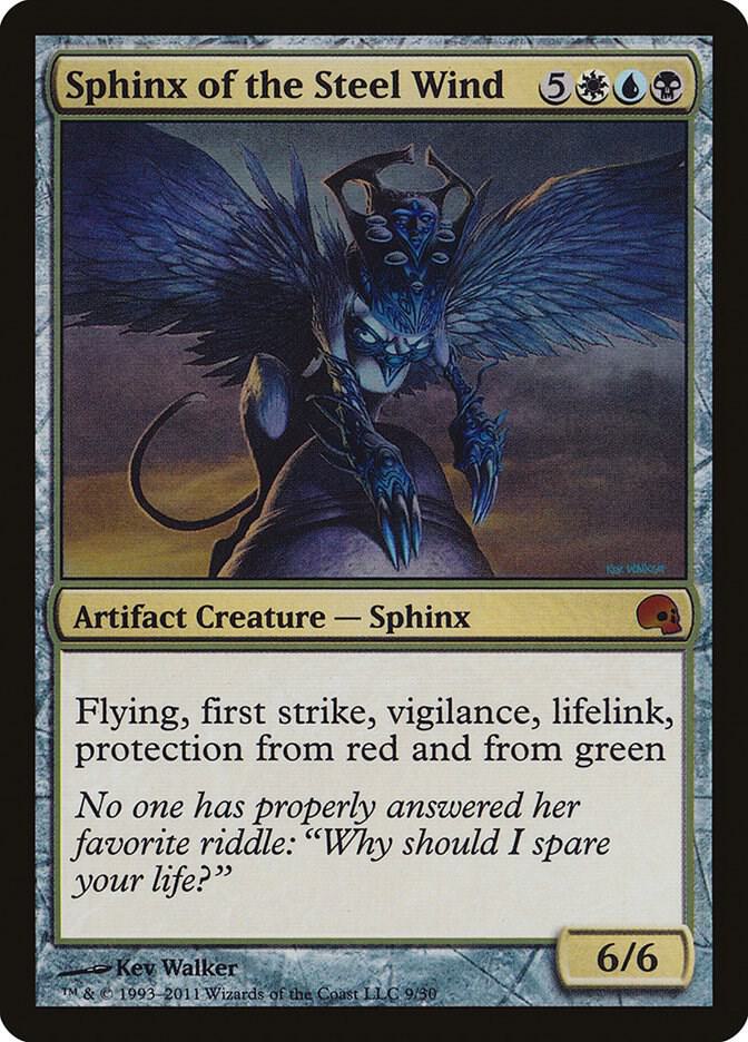 Sphinx of the Steel Wind 9 card from Premium Deck Series: Graveborn
