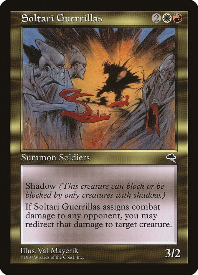 Soltari Guerrillas 272 card from Tempest