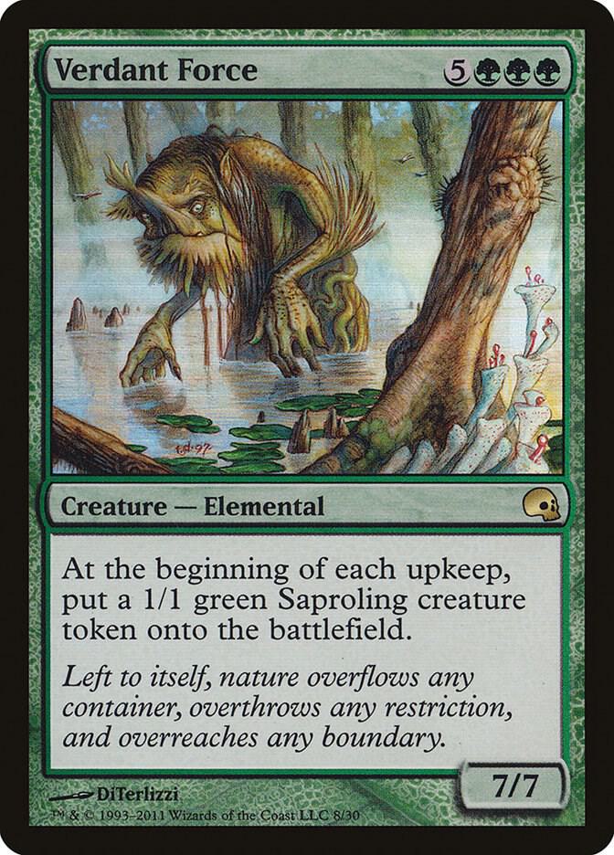 Verdant Force 8 card from Premium Deck Series: Graveborn