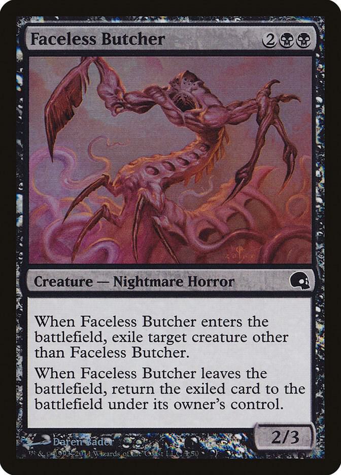 Faceless Butcher 3 card from Premium Deck Series: Graveborn