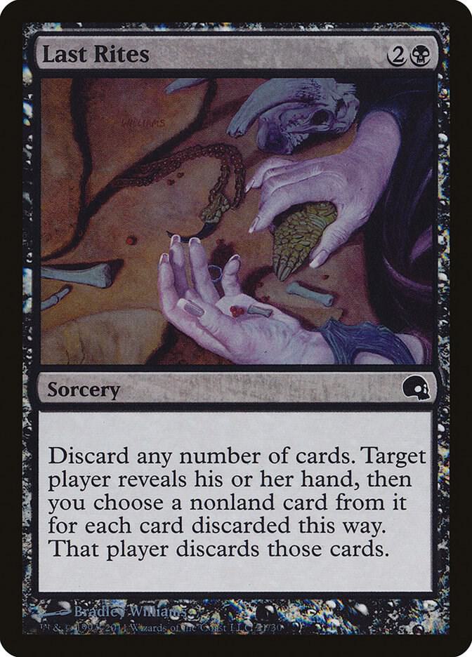 Last Rites 21 card from Premium Deck Series: Graveborn