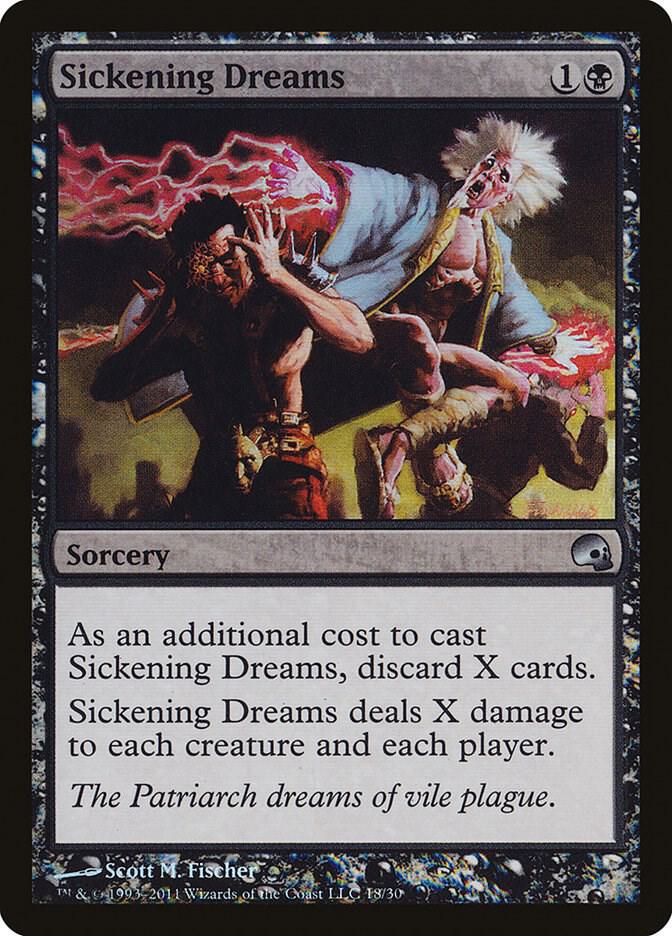 Sickening Dreams 18 card from Premium Deck Series: Graveborn