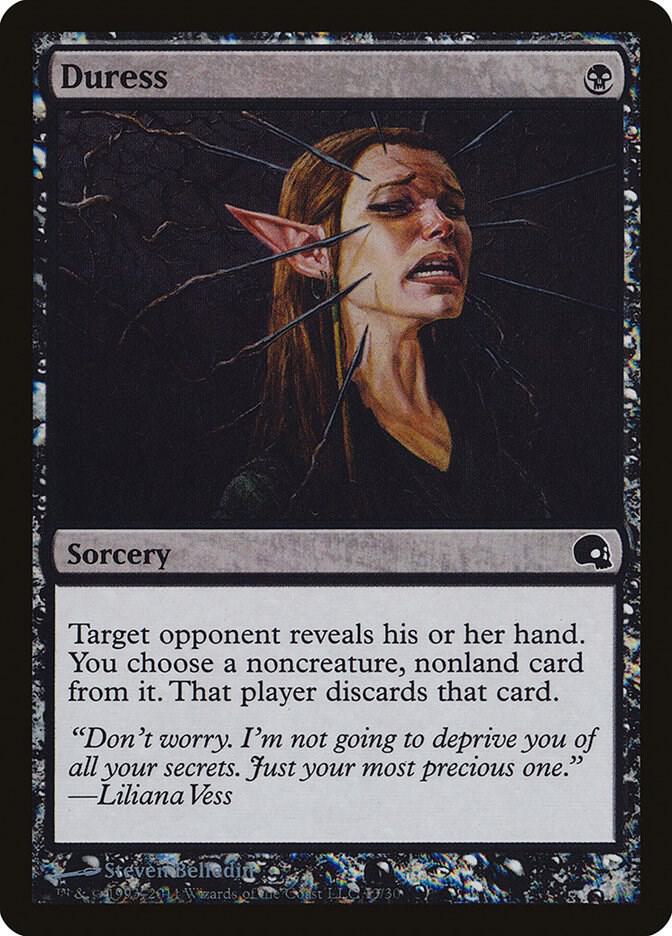 Duress 13 card from Premium Deck Series: Graveborn