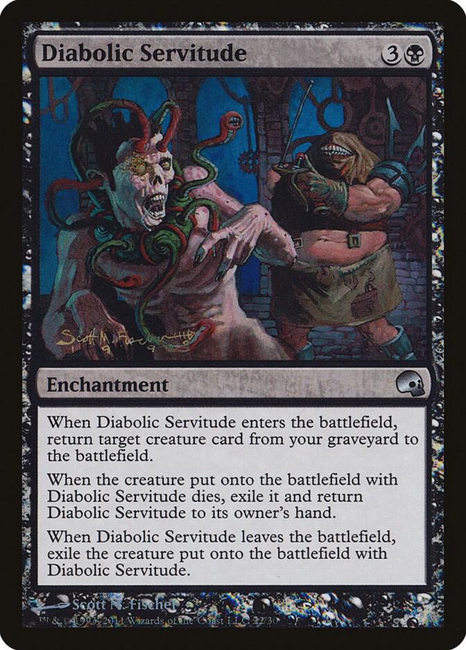 Diabolic Servitude 22 card from Premium Deck Series: Graveborn