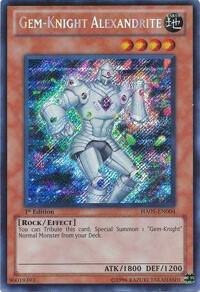 Gem-Knight Alexandrite HA05-EN004 card from Hidden Arsenal 5: Steelswarm Invasion