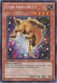 Gem-Armadillo HA05-EN005 card from Hidden Arsenal 5: Steelswarm Invasion