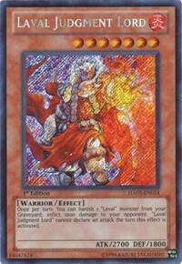 Laval Judgment Lord HA05-EN014 card from Hidden Arsenal 5: Steelswarm Invasion